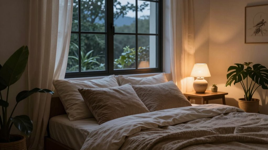 relaxing textures and soothing scents