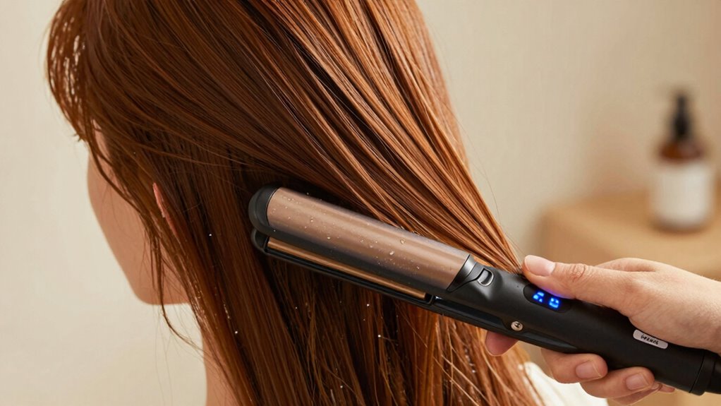 safe heat protected hair styling