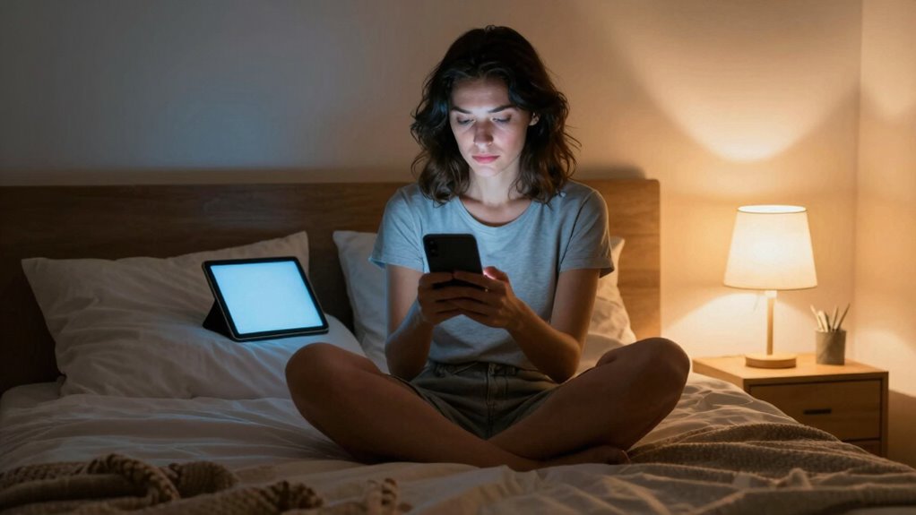 screens disrupt sleep routines