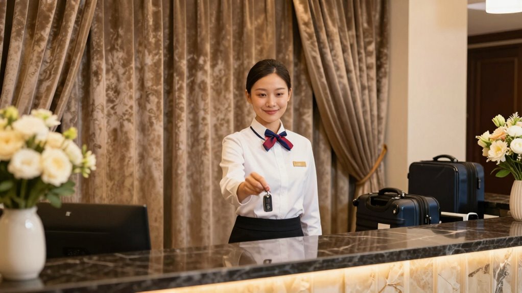 secure hotel check in routines