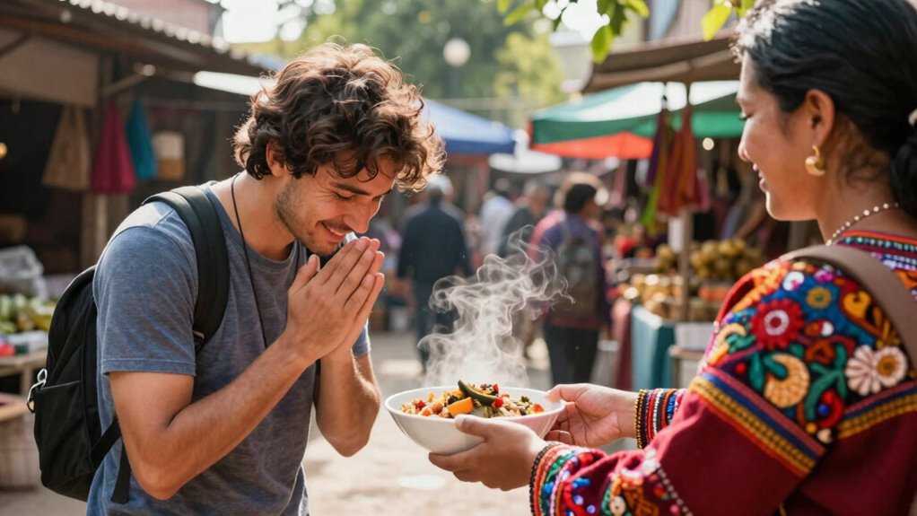 show appreciation through gestures