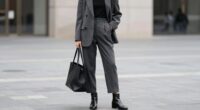 simple black and white styling