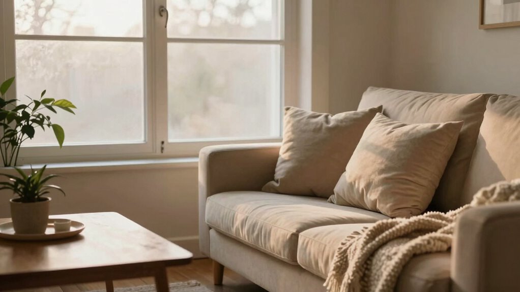 soft warm calming illumination