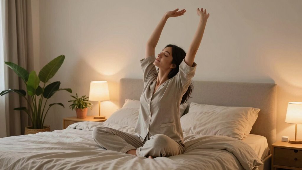stretching enhances sleep quality