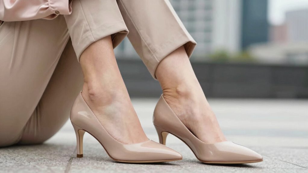 stylish coordinated practical footwear