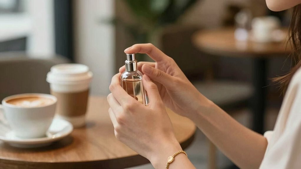 subtle discreet perfume reapplication