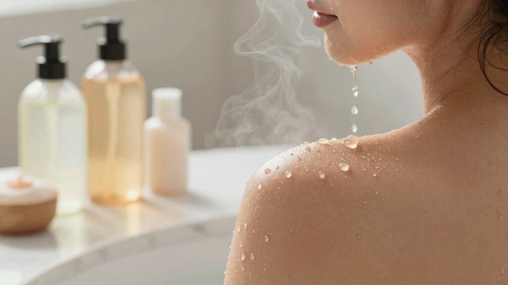 thorough efficient shower routine