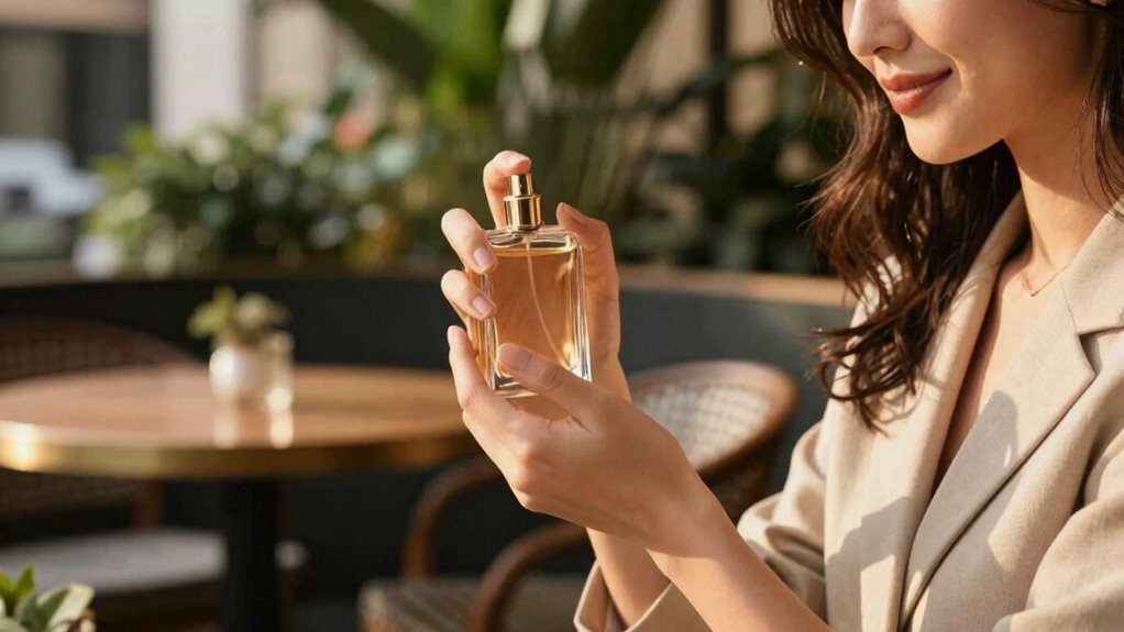 timing setting scent layering