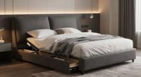 top adjustable bed storage
