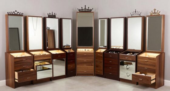 top freestanding jewelry mirrors