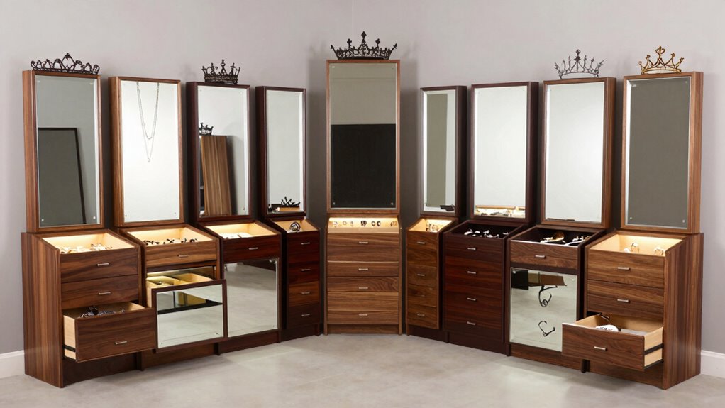 top freestanding jewelry mirrors