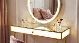 top glam vanity tables