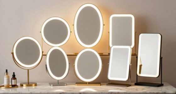 top illuminated vanity mirrors