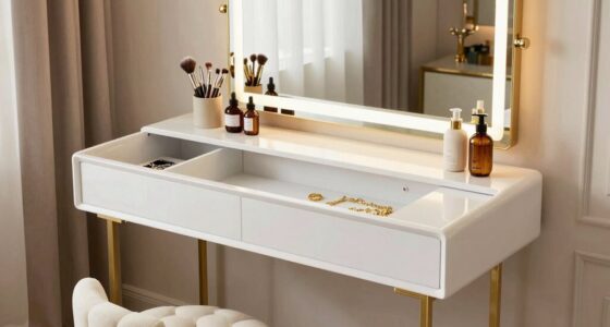 top makeup vanity storage
