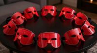 top red light masks