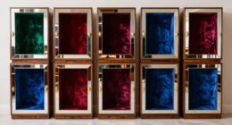 top velvet jewelry cabinets