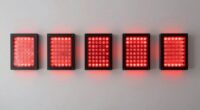top wall mounted red therapy panels