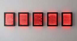 top wall mounted red therapy panels
