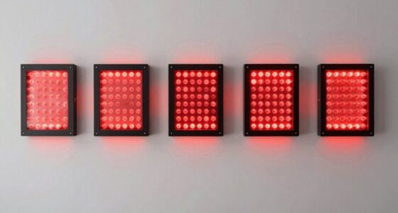 top wall mounted red therapy panels