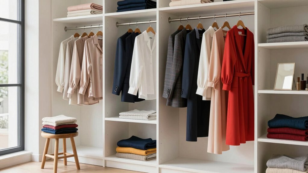 wardrobe organization and clarity