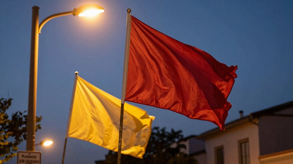 warning signs and cautions