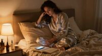 women changing bedtime habits