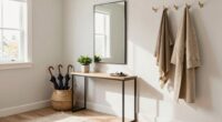 women discussing entryway organization