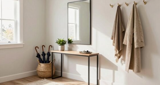 women discussing entryway organization