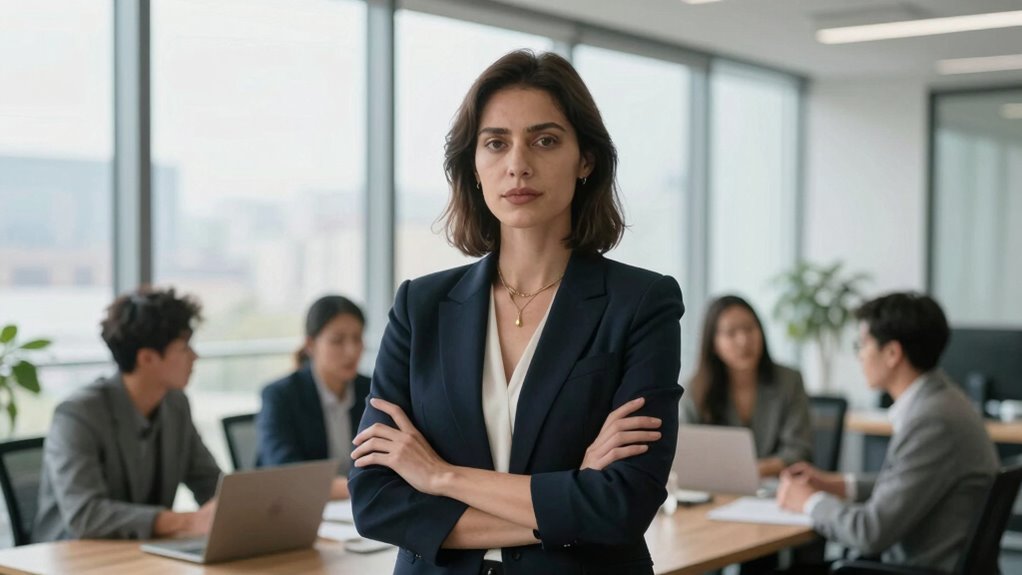 women embracing assertive leadership