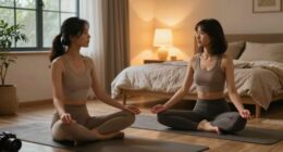 women should stretch nightly