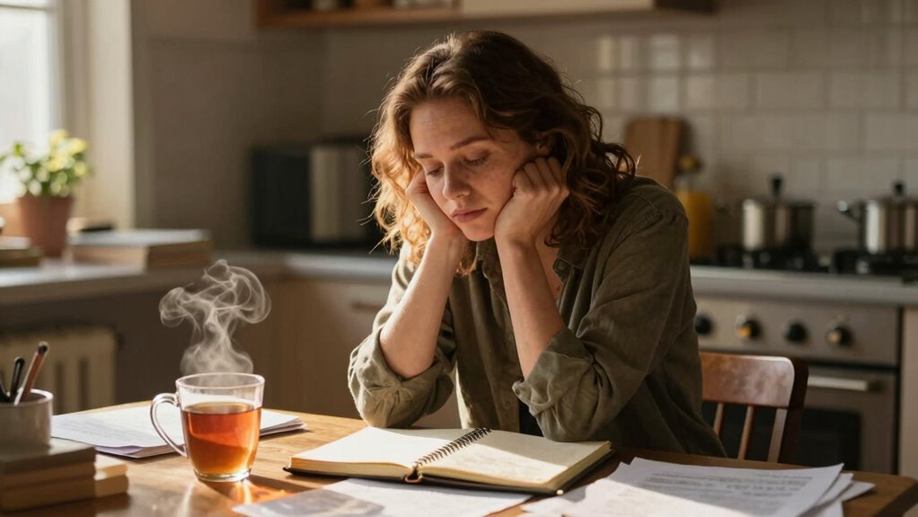 women struggle to relax