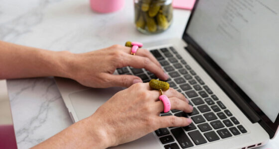 Pickle-Inspired Pinky Rings