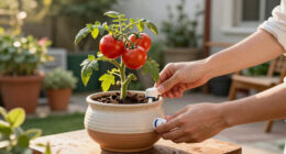 This Genius Self-Watering Tomato Planter Keeps My Plants Hydrated in Summer Heat – With Very Little Effort