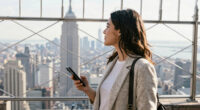 Couple On Empire State Building