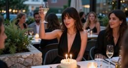 Dakota Johnson Starts Her Birthday Celebrations Early In Versace