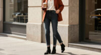 How To Style Skinny Jeans With Fashionable Tops And Shoes