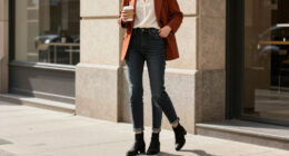 How To Style Skinny Jeans With Fashionable Tops And Shoes