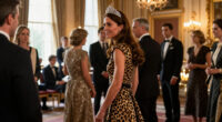 Princess Kate Styles Princess Diana's Favorite Tiara With A Leopard-Print Gown